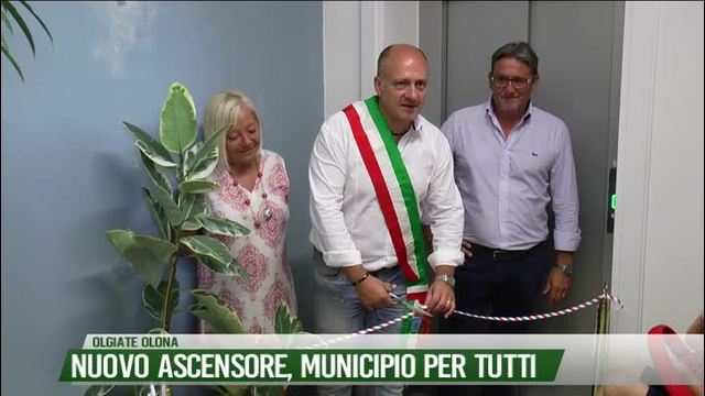 Nuovo ascensore,
municipio per tutti