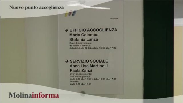 Nuovo punto accoglienza
