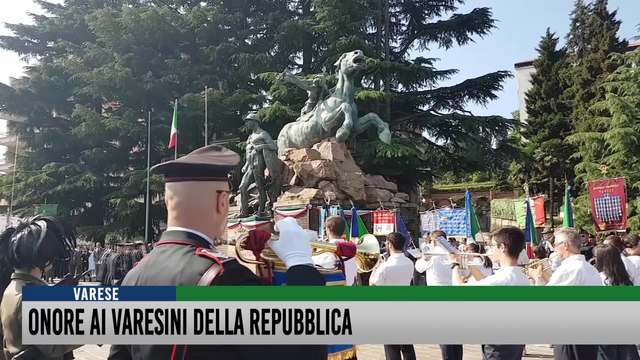 Onore ai varesini della Repubblica