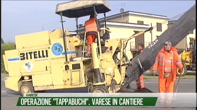 Operazione "tappabuchi". Varese in cantiere