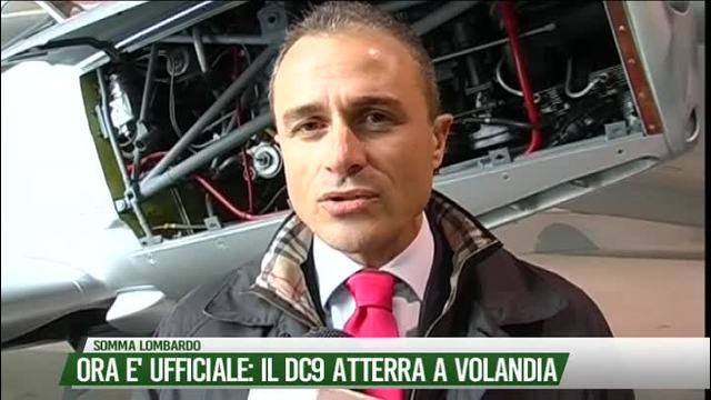 Ora è ufficiale:
il DC9 atterra a Volandia