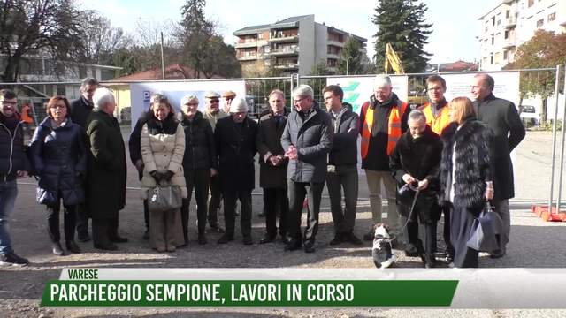 Parcheggio Sempione, lavori in corso