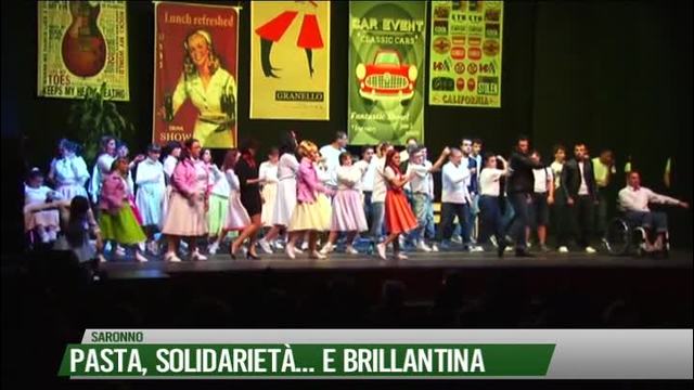 Pasta, solidarietà... e brillantina