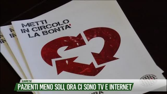 Pazienti meno soli,
ora ci sono Tv e Internet