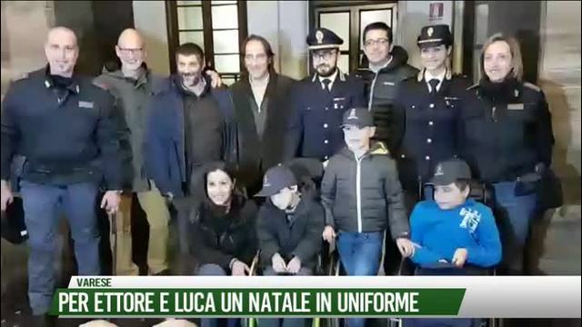 Per Ettore e Luca un Natale in uniforme
