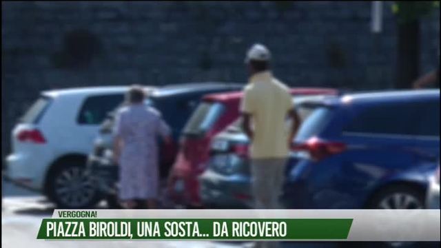 Piazza Biroldi, una sosta...da ricovero