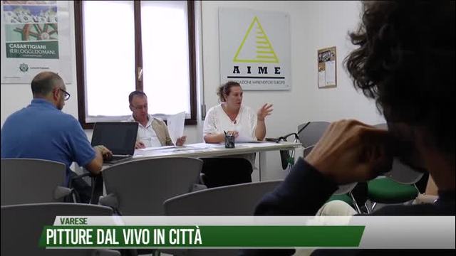 Pitture dal vivo in città