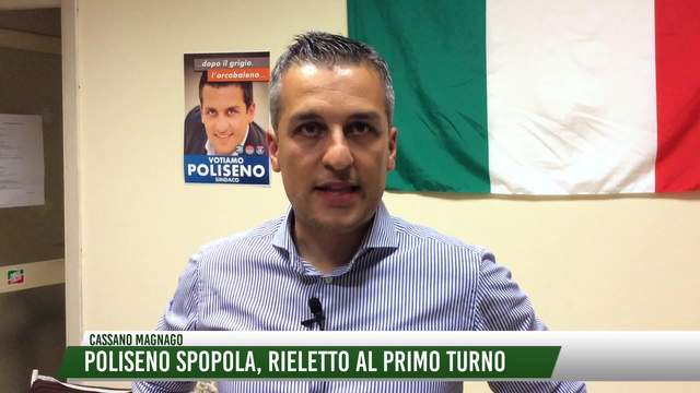 Poliseno spopola, rieletto al primo turno
