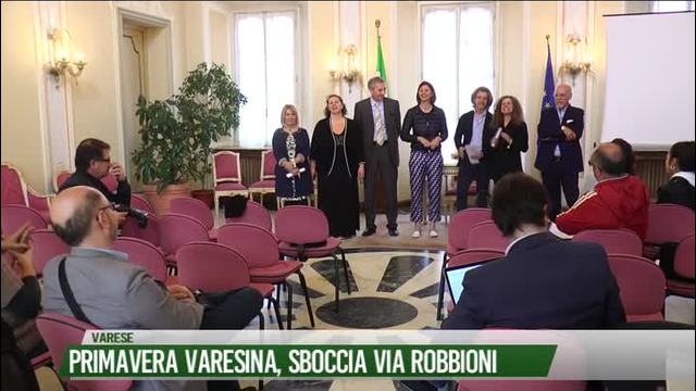 Primavera varesina,
sboccia via Robbioni