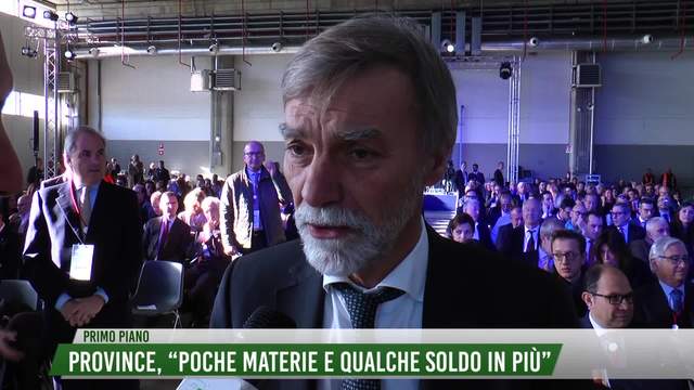 Province, "Poche materie e qualche soldo in più"