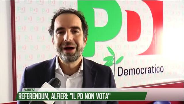 Referendum, Alfieri: "Il PD non vota"