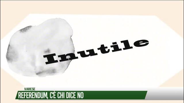 Referendum, c'è chi dice NO