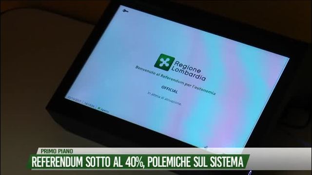 Referendum sotto al 40%, polemiche sul sistema