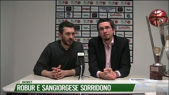 Robur e Sangiorgese sorridono