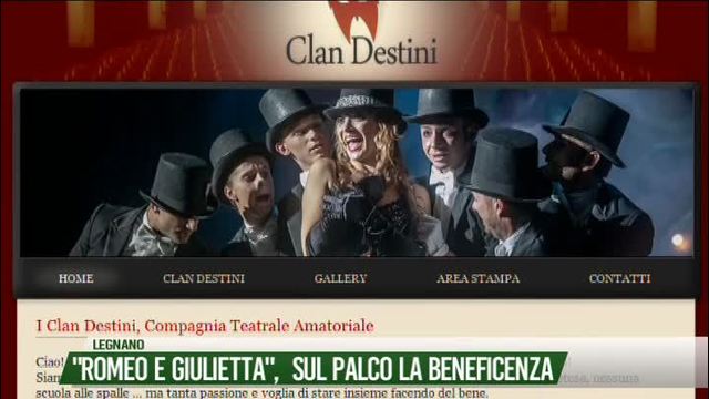 "Romeo e Giulietta", sul palco la beneficienza