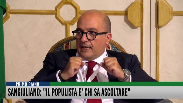 Sangiuliano: "Populista è chi sa ascoltare"