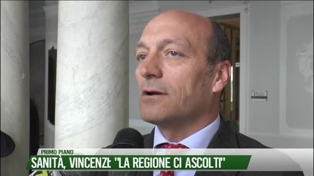 Sanità, Vincenzi: "La Regione ci ascolti"