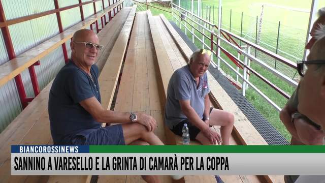 Sannino a Varesello. E la grinta di Camarà