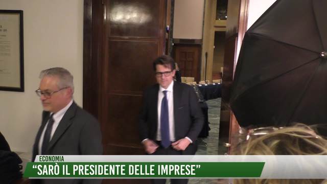 "Sarò il presidente delle imprese"