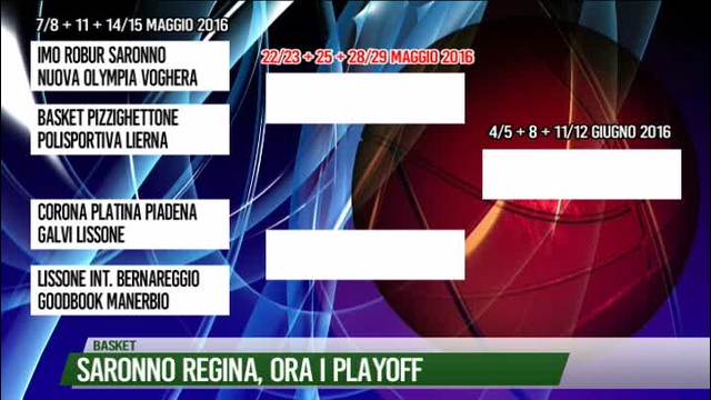 Saronno regina, ora i playoff
