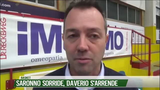 Saronno sorride, Daverio s'arrende