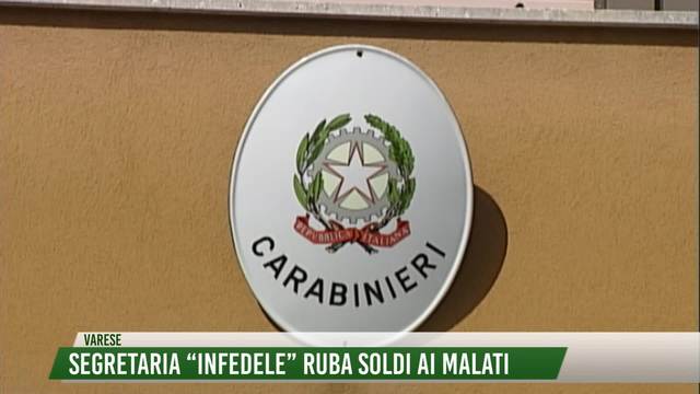 Segretaria "infedele"
ruba soldi ai malati