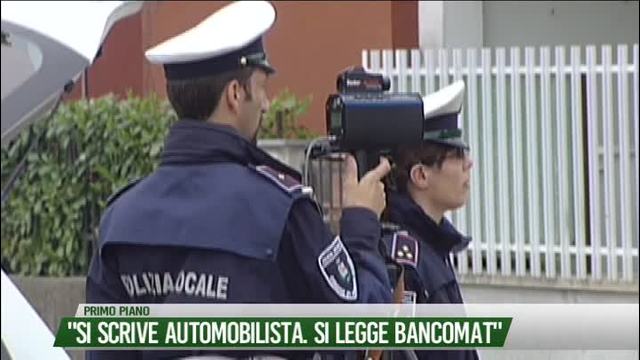 "Si scrive automobilista. Si legge bancomat"