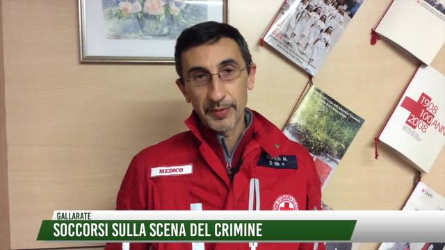 Soccorsi sulla scena del crimine