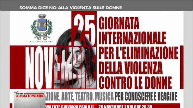 Somma dice NO alla violenza sulle donne