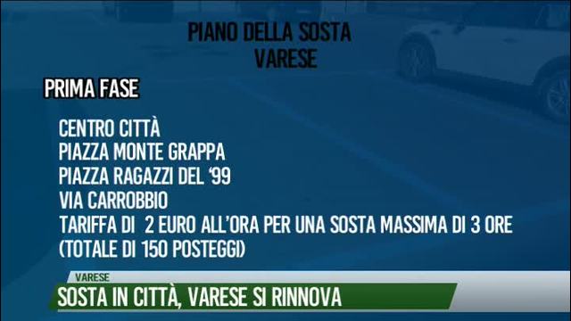 Sosta in città, Varese si rinnova