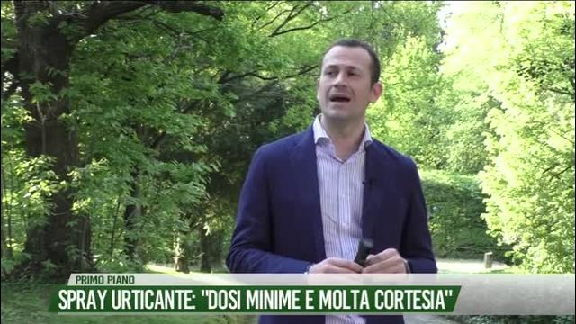 Spray urticante: "Dosi minime e molta cortesia"