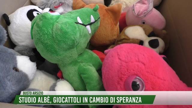 Studio Albè, giocattoli in cambio di speranza