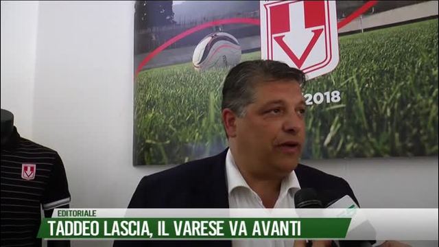 Taddeo lascia, il Varese va avanti