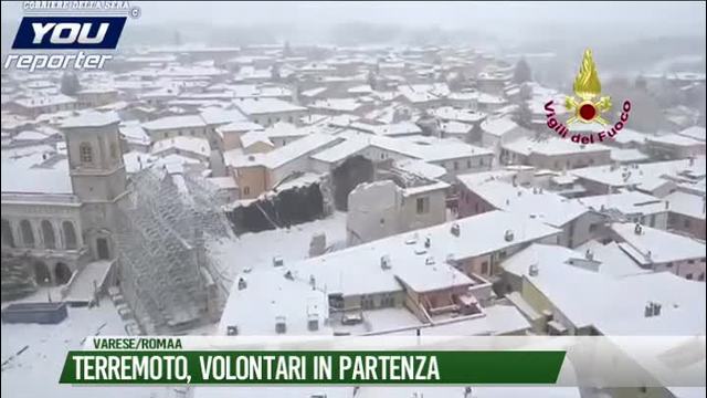 Terremoto, volontari in partenza