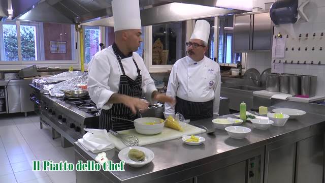 Tortello di saraceno alla carbonara