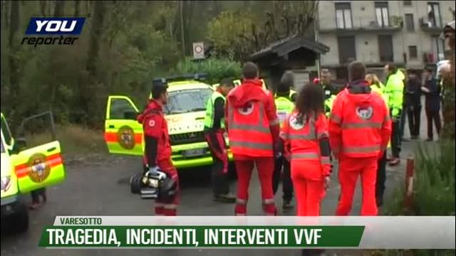 Tragedia, incidenti, interventi dei VVF