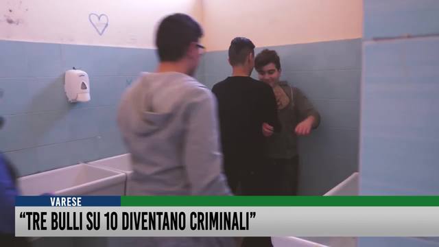 "Tre bulli su 10 diventano criminali"