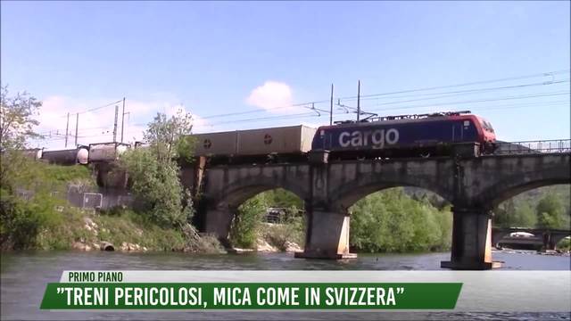 "Treni pericolosi,
mica come in Svizzera"