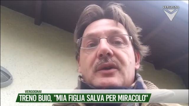 Treno buio, "Mia figlia salva per miracolo"