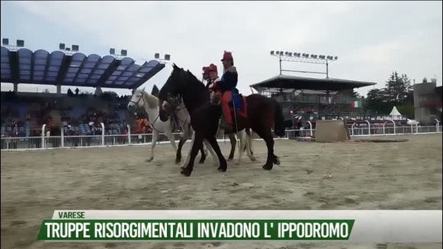 Truppe risorgimentali invadono l'Ippodromo