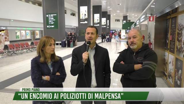 "Un encomio ai poliziotti di Malpensa"