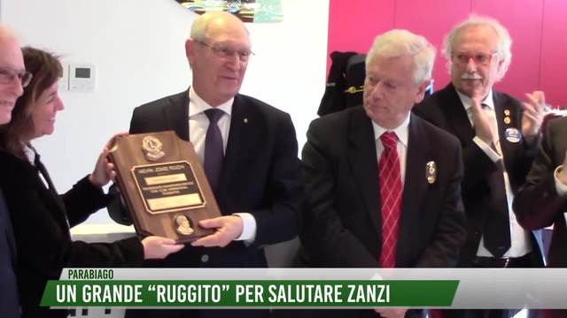 Un grande "ruggito" per salutare Zanzi