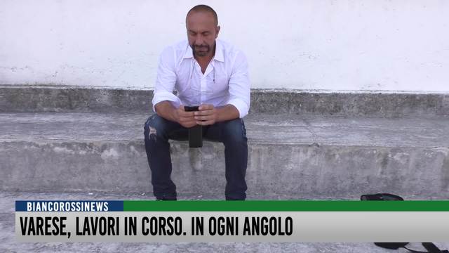 Varese, lavori in corso. In ogni angolo