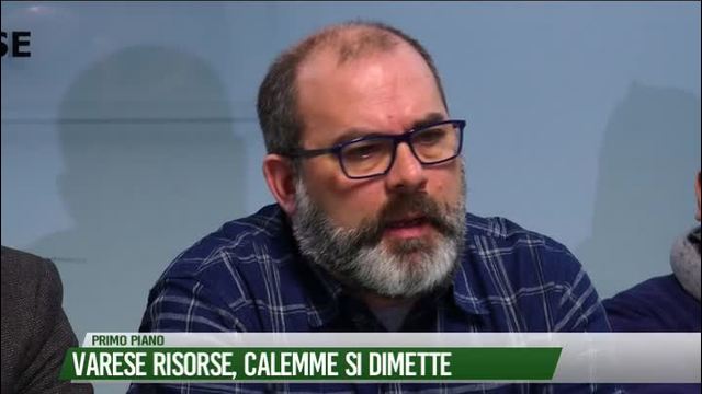 Varese Risorse, Calemme si dimette