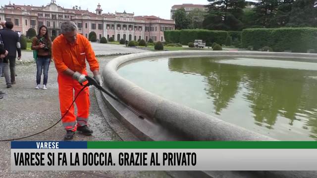 Varese si fa la doccia. Grazie al privato