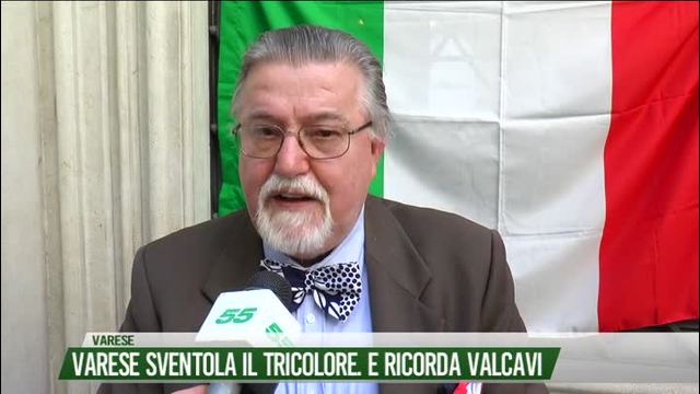 Varese sventola il tricolore. E ricorda Valcavi
