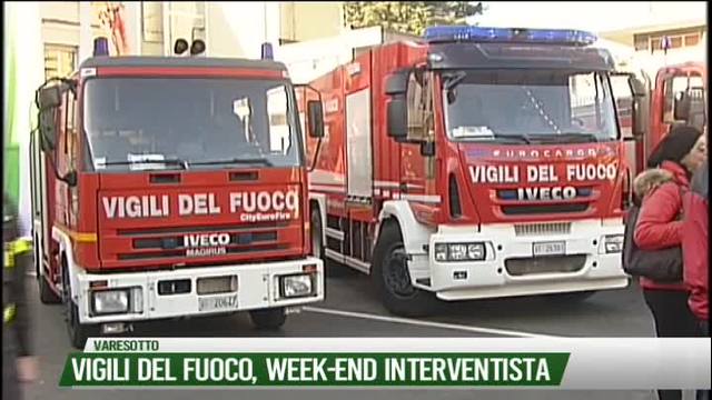 Vigili del Fuoco, week-end interventista