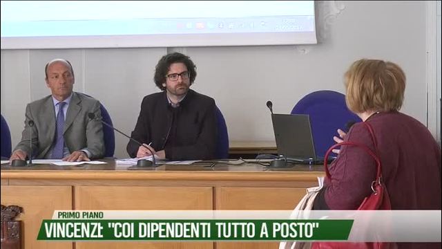 Vincenzi: "Coi dipendenti tutto a posto"