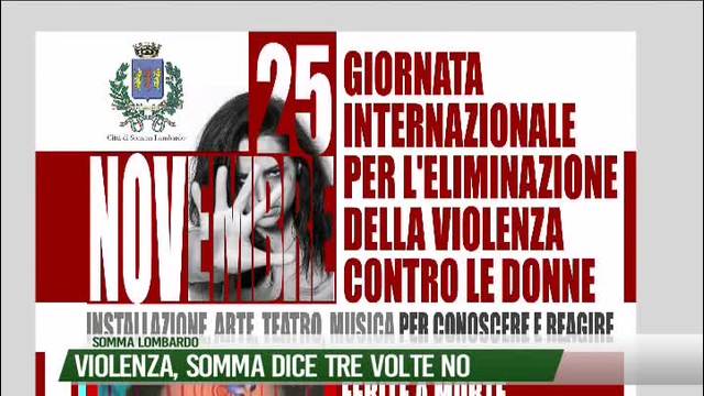 Violenza,
Somma dice tre volte no