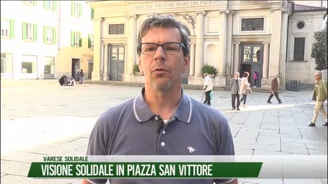 Visione solidale in Piazza San Vittore